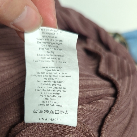 Emerette Button Knot Jersey Knit Shirt Brown S hipster basic casual minimalist - Picture 6 of 6